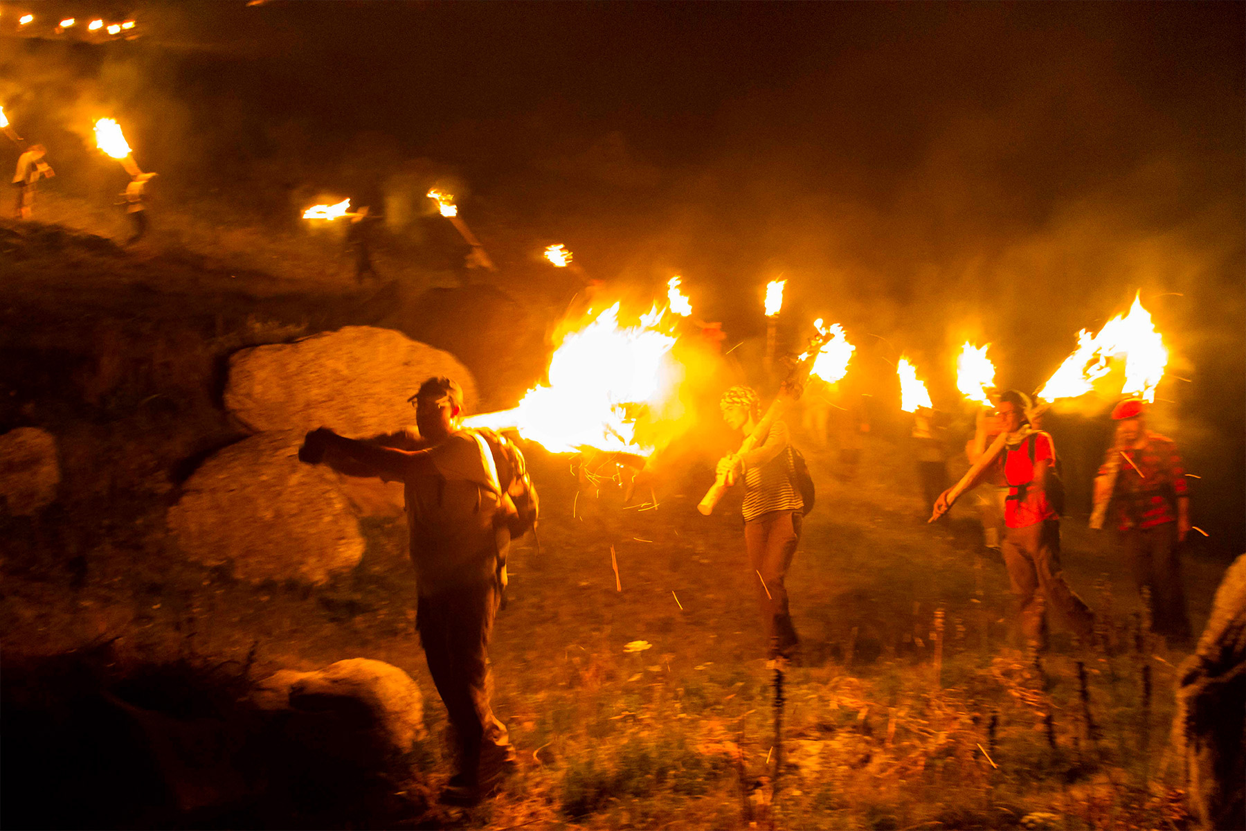 La celebració de les Falles torna al Pirineu de Lleida