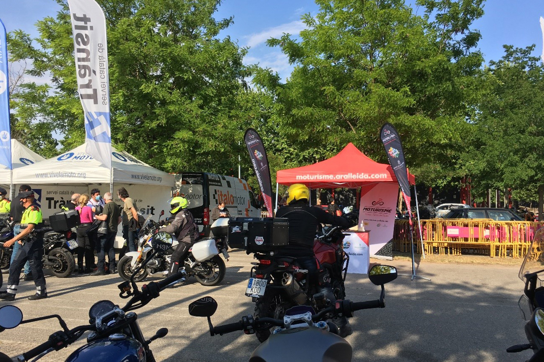 El Patronat de Turisme de la Diputació de Lleida participa a la Rider 1000 promocionant el projecte Moturisme Ara Lleida