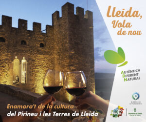 Banner campanya estiu Ara Lleida 2021. Turisme cultural