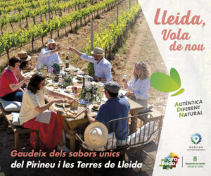 Banner campanya estiu Ara Lleida 2021. Turisme gastronòmic