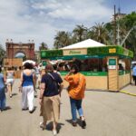 Estand dels Pirineus al Mercat d'Escapades de Catalunya