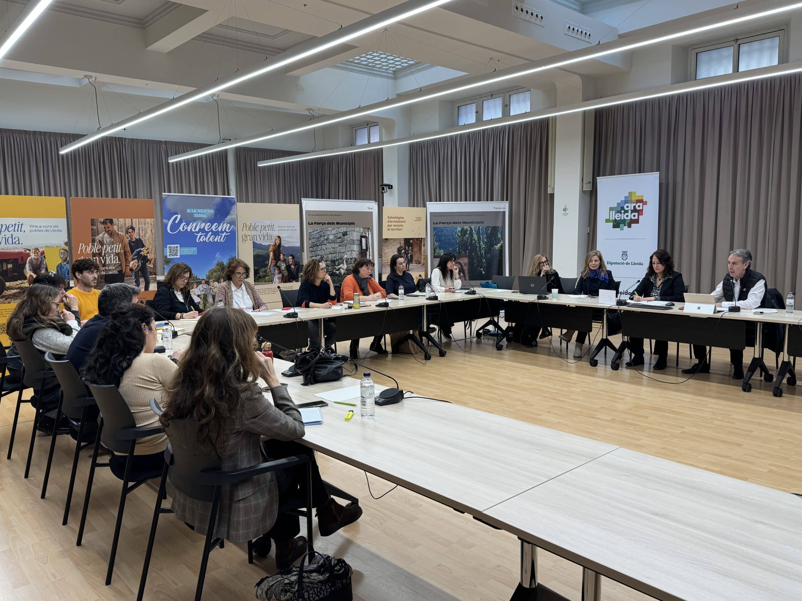 Reunió del Patronat de Turisme de la Diputació de Lleida amb els consells comarcals